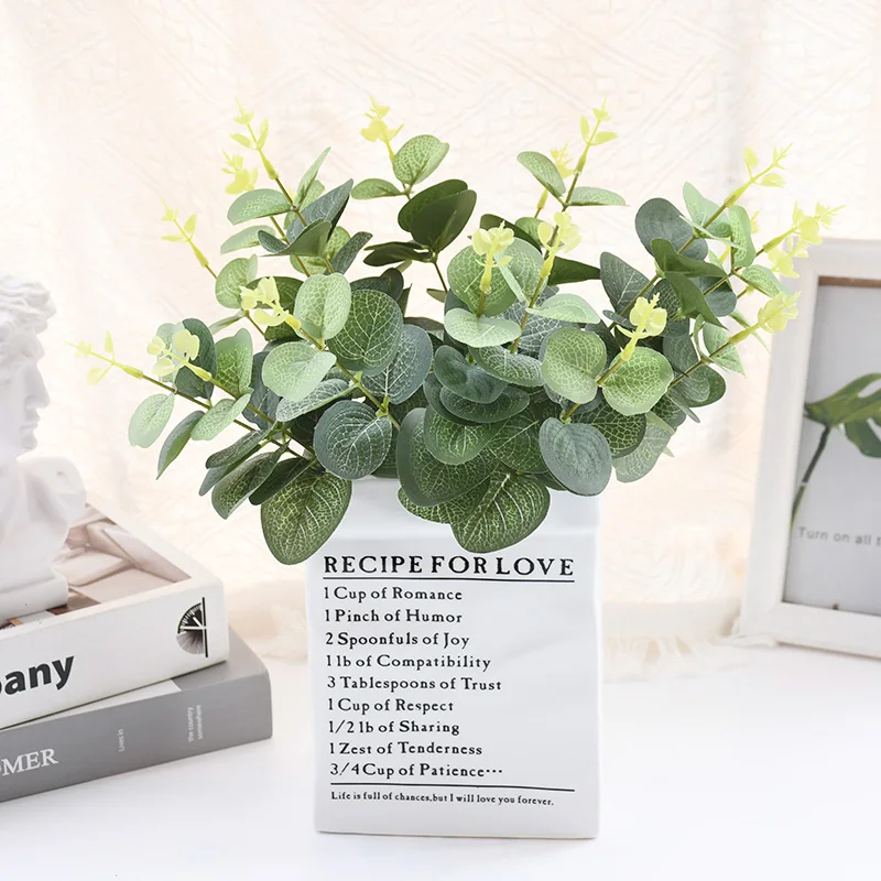 20Pcs 30cm Artificial Eucalyptus Leaves Bouquet Fake Plant Flower Wedding Bridal Bouquet Accessories Home Garden Decor
20Pcs 30cm Artificial Eucalyptus Leaves Bouquet Fake Plant Flower Wedding Bridal Bouquet Accessories Home Garden Decor