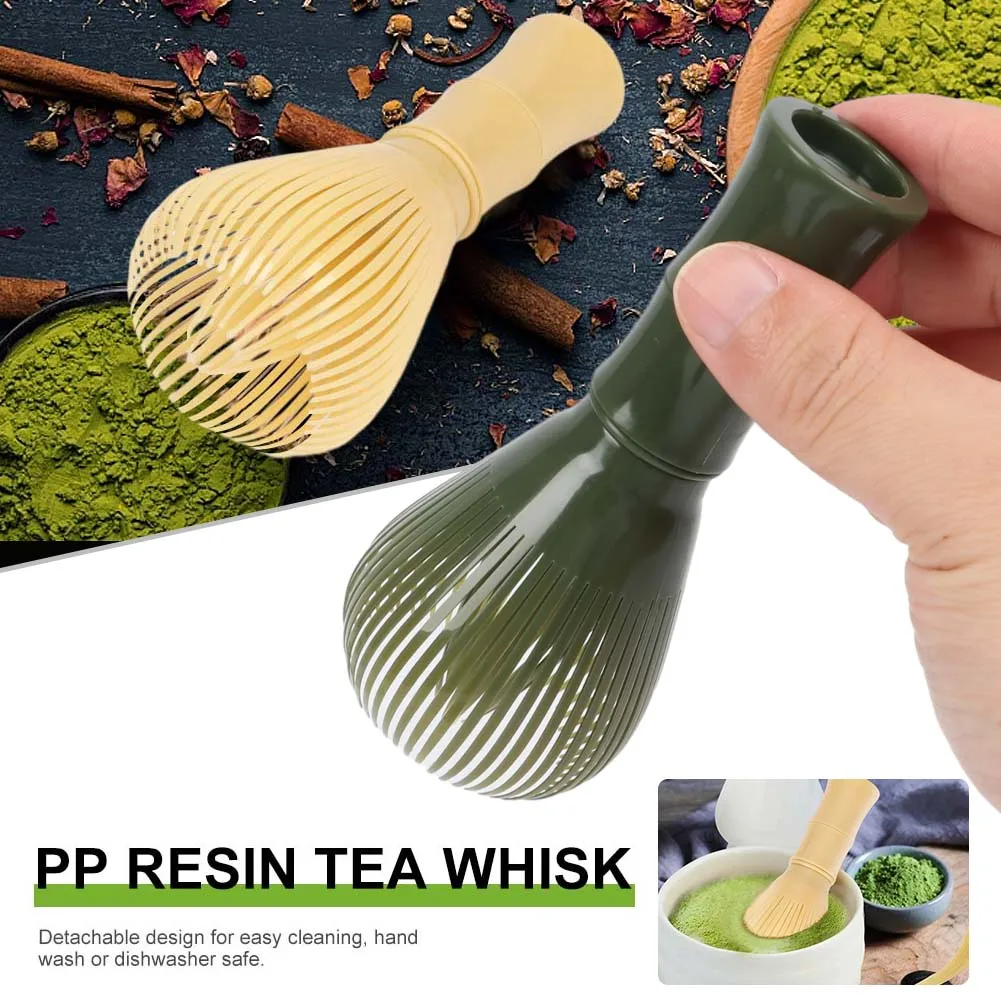 Traditional Matcha Whisk Reusable Resin Matcha Whisk Chasen Dishwasher Safe Matcha Stirrer Matcha Green Tea Powder Preparation
Traditional Matcha Whisk Reusable Resin Matcha Whisk Chasen Dishwasher Safe Matcha Stirrer Matcha Green Tea Powder Preparation