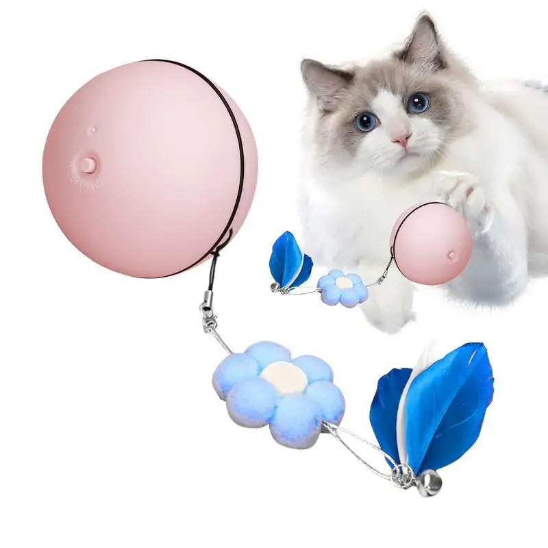 Smart Cat Toys Rolling Ball Rechargeable Electic Interactive Toys For Cats Training Self-moving Funny Accessories For Kitten Pet
Smart Cat Toys Rolling Ball Rechargeable Electic Interactive Toys For Cats Training Self-moving Funny Accessories For Kitten Pet