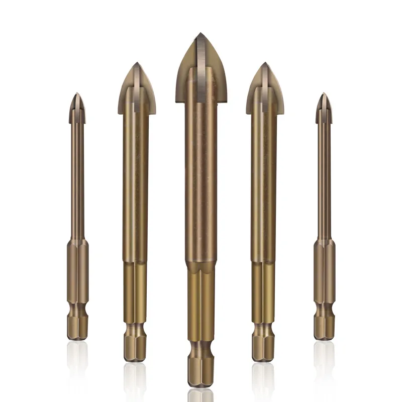 Multifunctional Cross Triangle Drill Bit Glass Ceramic Vitrified Brick Full Tile Wall Wood Punch Hole Opener
Multifunctional Cross Triangle Drill Bit Glass Ceramic Vitrified Brick Full Tile Wall Wood Punch Hole Opener