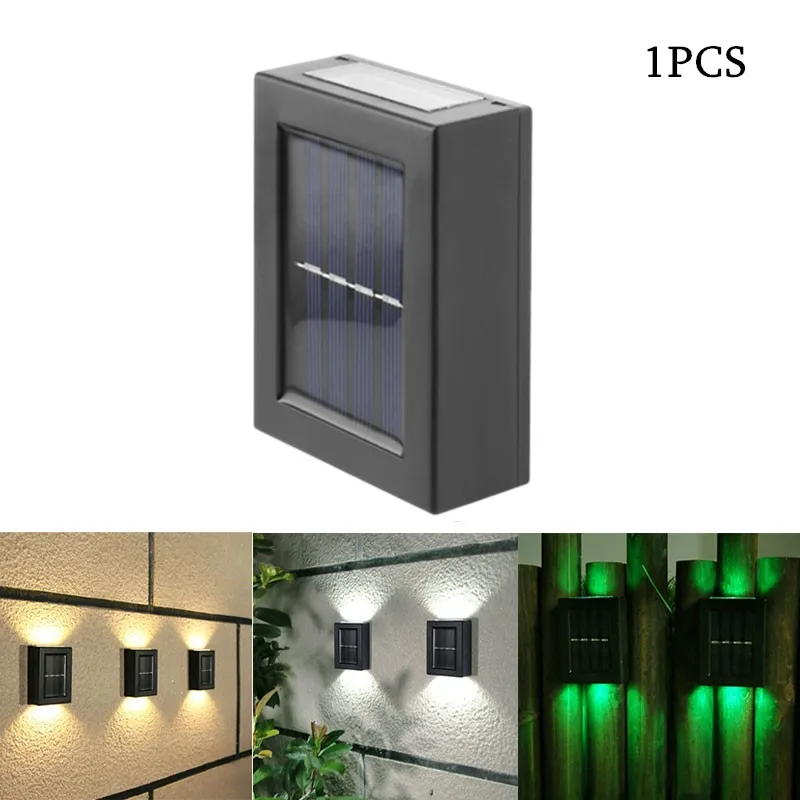 Waterproof Solar Power Courtyard Balcony 1/2/4/6/8/10Pcs Garden Decor Wall Light LED Up And Down Fence IP65 Outdoor Streetlights
Waterproof Solar Power Courtyard Balcony 1/2/4/6/8/10Pcs Garden Decor Wall Light LED Up And Down Fence IP65 Outdoor Streetlights