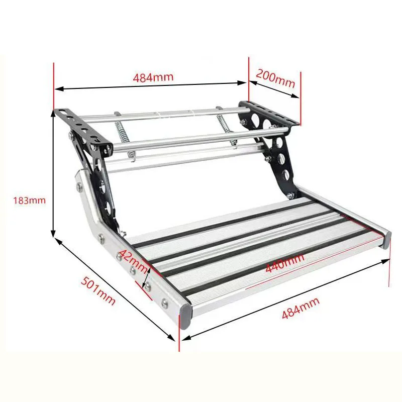 Входной дверной проем, ручная складная лестница, ступенька для дома на колесах, алюминиевый сплав, педаль для автофургона, телескопические противоскользящие аксессуары для караванов
Входной дверной проем, ручная складная лестница, ступенька для дома на колесах, алюминиевый сплав, педаль для автофургона, телескопические противоскользящие аксессуары для караванов