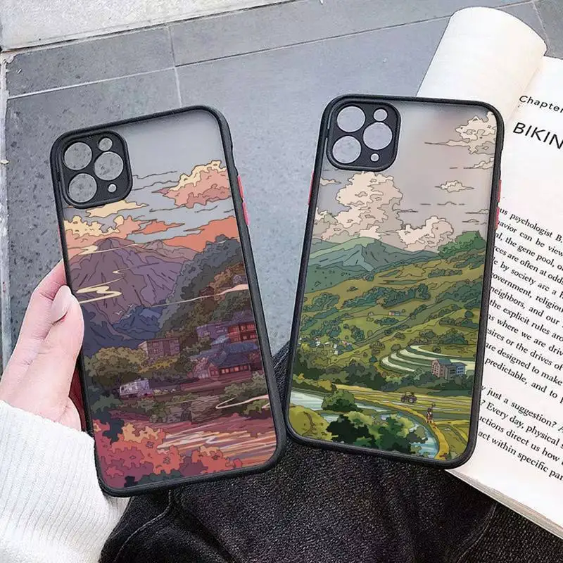 Anime Hand Painted House scenery Phone Case matte transparent For iphone 14 11 12 13 plus mini x xs xr pro max cover
Anime Hand Painted House scenery Phone Case matte transparent For iphone 14 11 12 13 plus mini x xs xr pro max cover