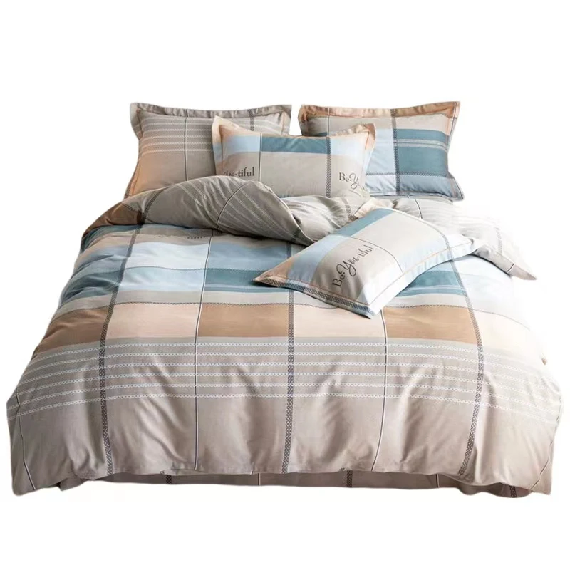 Комплект постельного белья с геометрическим принтом, домашний мягкий комплект с пододеяльником, в полоску, для односпальной и двуспальной кровати, пододеяльник и наволочка
Комплект постельного белья с геометрическим принтом, домашний мягкий комплект с пододеяльником, в полоску, для односпальной и двуспальной кровати, пододеяльник и наволочка