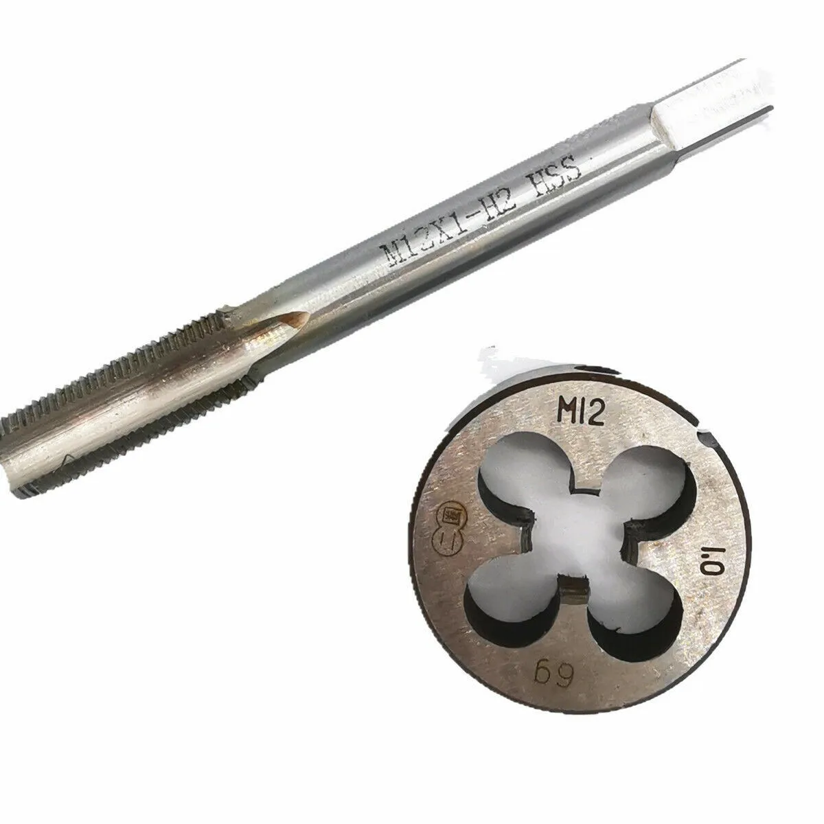 Durable New Practical High quality Tap&Die Right Hand Supplies Thread 2pcs/Set HSS M12 x 1.0mm Die M12 x 1mm Tap
Durable New Practical High quality Tap&Die Right Hand Supplies Thread 2pcs/Set HSS M12 x 1.0mm Die M12 x 1mm Tap