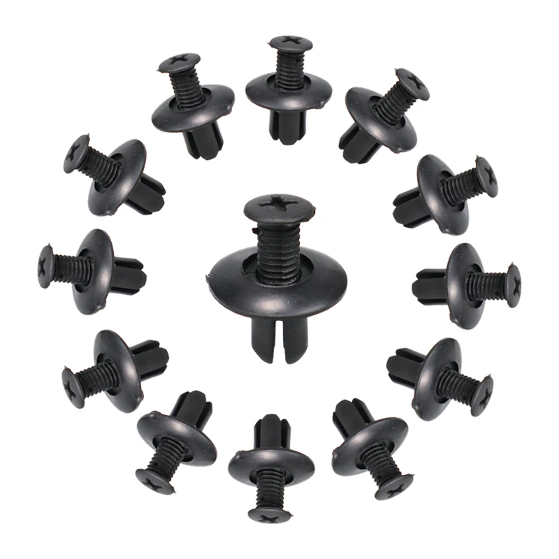 100pcs Universal Car Bumper Fender 8mm Hole Plastic Rivets Fasteners Screw Car Fastener Clips
100pcs Universal Car Bumper Fender 8mm Hole Plastic Rivets Fasteners Screw Car Fastener Clips
