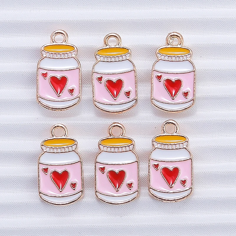 10pcs 9x17mm Lovely Enamel Heart Drink Bottle Charms for Jewelry Making Drop Earrings Necklaces DIY Bracelets Crafts Supplies
10pcs 9x17mm Lovely Enamel Heart Drink Bottle Charms for Jewelry Making Drop Earrings Necklaces DIY Bracelets Crafts Supplies