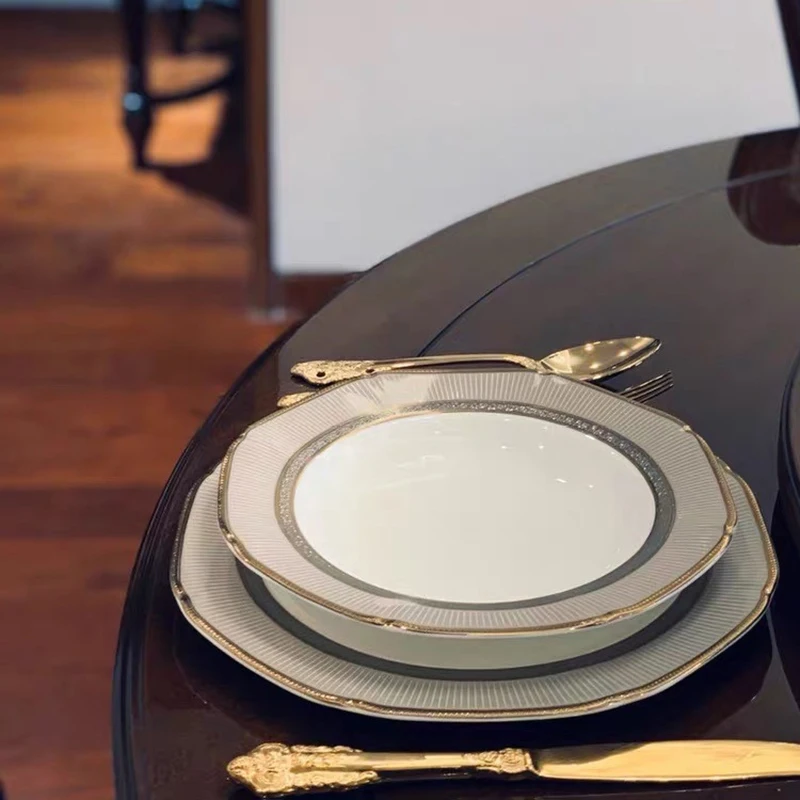 Luxury Gold Birthday Plate Set Christmas Ceramic Nordic Sushi Dessert Dinner Cutlery Salad Vaisselle Cuisine Dinnerware Items
Luxury Gold Birthday Plate Set Christmas Ceramic Nordic Sushi Dessert Dinner Cutlery Salad Vaisselle Cuisine Dinnerware Items