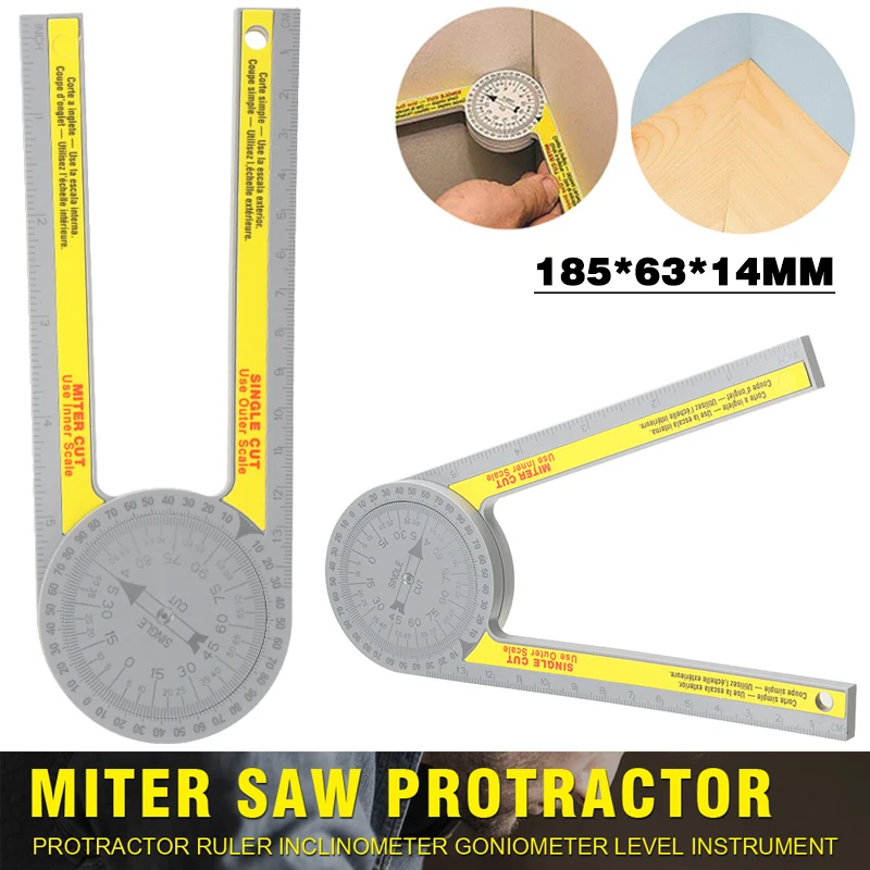 Digital Protractor Woodworking Carpenter Miter Saw Angle Finder Protractors Arm Ruler Gauge Goniometer Engineer Measure Tools 
Digital Protractor Woodworking Carpenter Miter Saw Angle Finder Protractors Arm Ruler Gauge Goniometer Engineer Measure Tools