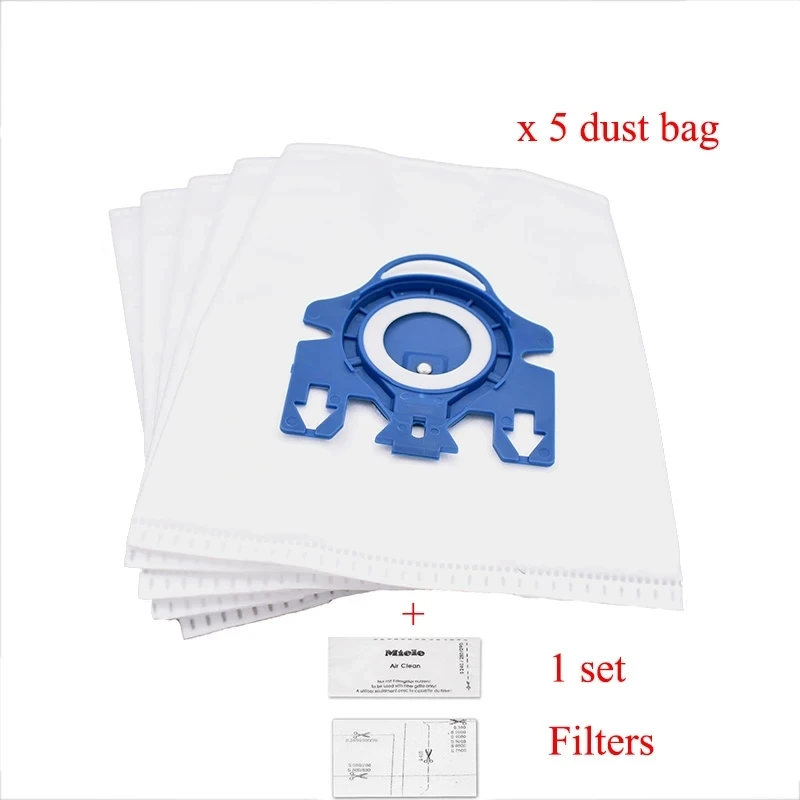 Dust Bags Motor Filter for Miele 3D GN COMPLETE C2 C3 S2 S5 S8 S5210 S5211 S8310 Vacuum Cleaner Bags Replacements
Dust Bags Motor Filter for Miele 3D GN COMPLETE C2 C3 S2 S5 S8 S5210 S5211 S8310 Vacuum Cleaner Bags Replacements