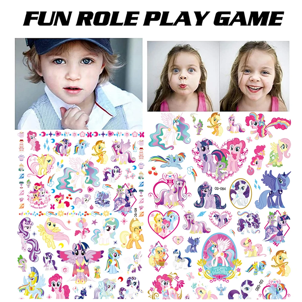 1Pcs My Little Pony: Friendship Is Magic Temporary Tattoo Stickers Face Arm Hand Fake Tattoo Sticker Cute Cartoon Body Kid Toy
1Pcs My Little Pony: Friendship Is Magic Temporary Tattoo Stickers Face Arm Hand Fake Tattoo Sticker Cute Cartoon Body Kid Toy