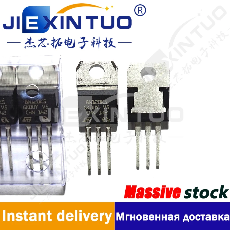 STP8N120K5 MOSFET N-CH 1200V 6A TO220 N-Channel 1200 V 6A (Tc) 130W (Tc) Through Hole TO-220
STP8N120K5 MOSFET N-CH 1200V 6A TO220 N-Channel 1200 V 6A (Tc) 130W (Tc) Through Hole TO-220