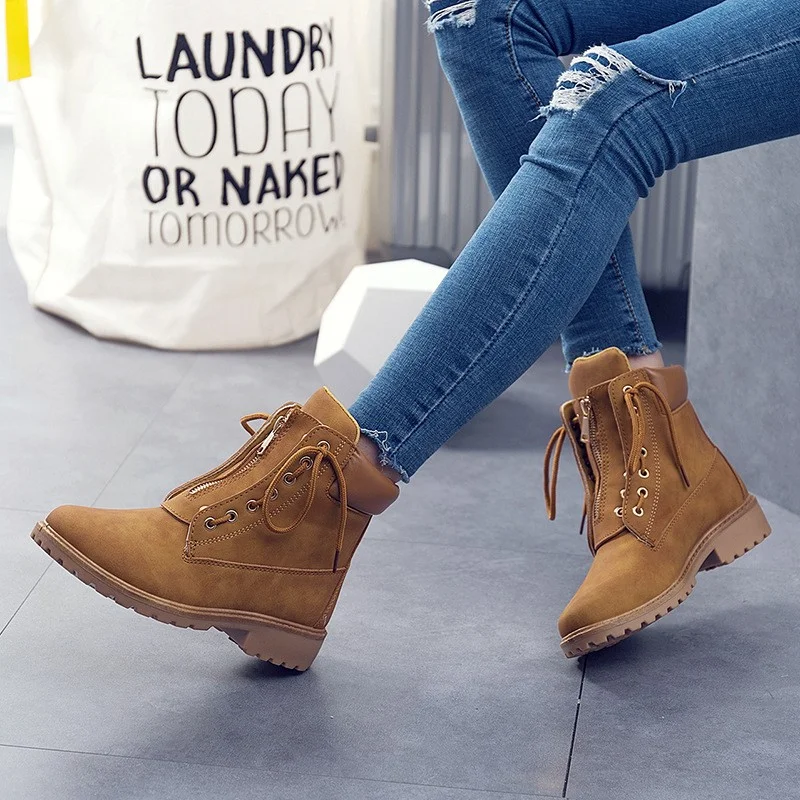 Autumn Winter 2023 Motorcycle Boots Women's Cotton Boots Plus Velvet Warm Shoes Rivet Womens Ankle Boots Shoes Women Size 36-43
Autumn Winter 2023 Motorcycle Boots Women's Cotton Boots Plus Velvet Warm Shoes Rivet Womens Ankle Boots Shoes Women Size 36-43