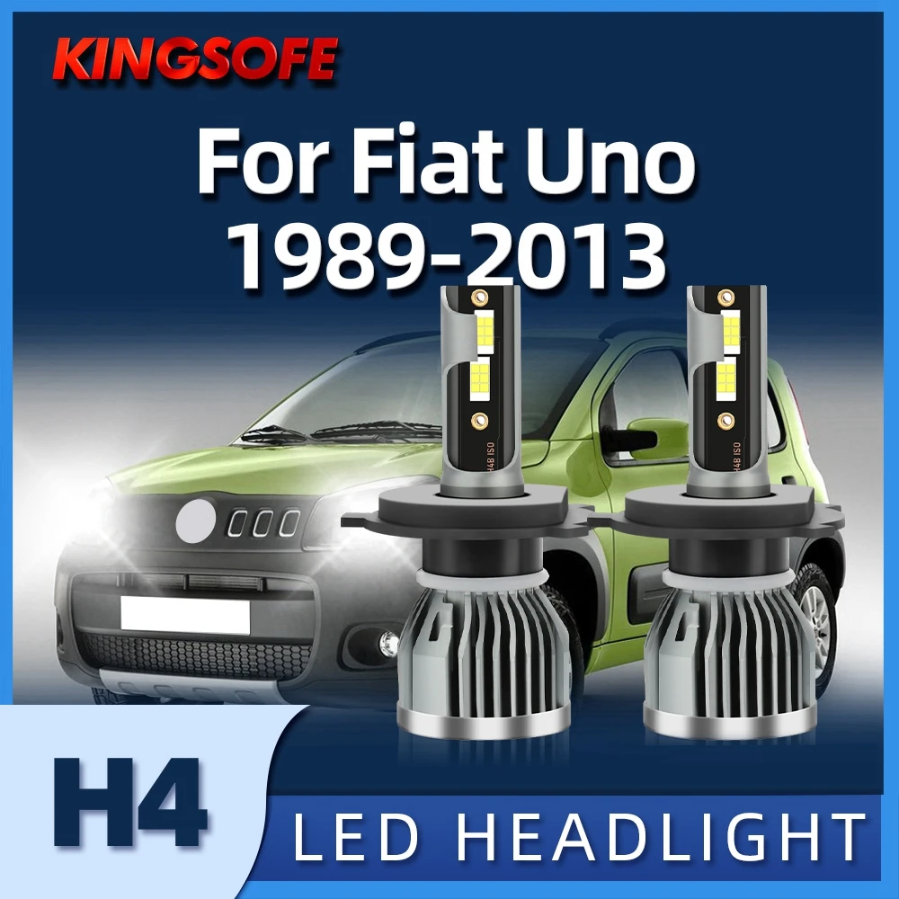 KIONGSOFE 2Pcs H4 Led Headlight 6000K HI/LO Beam Brighter Than Halogen For Fiat Uno 1989-2006 2007 2008 2009 2010 2011 2012 2013
KIONGSOFE 2Pcs H4 Led Headlight 6000K HI/LO Beam Brighter Than Halogen For Fiat Uno 1989-2006 2007 2008 2009 2010 2011 2012 2013