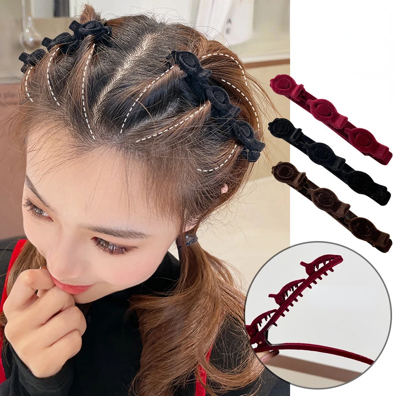 1pc Flocked Bangs Hair Claw Clip Black Headwear Women Cute Barrettes Hairgrip Braided Fashion Hairpins Hair Accessories
1pc Flocked Bangs Hair Claw Clip Black Headwear Women Cute Barrettes Hairgrip Braided Fashion Hairpins Hair Accessories
