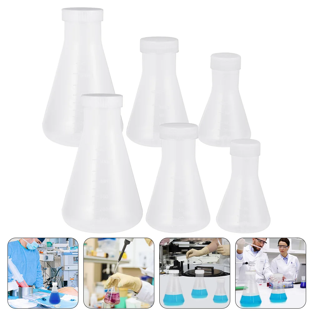 6pcs Sturdy Practical Washable Multi-functional Laboratory Supplies Beaker Flask, Flask for Experiment
6pcs Sturdy Practical Washable Multi-functional Laboratory Supplies Beaker Flask, Flask for Experiment