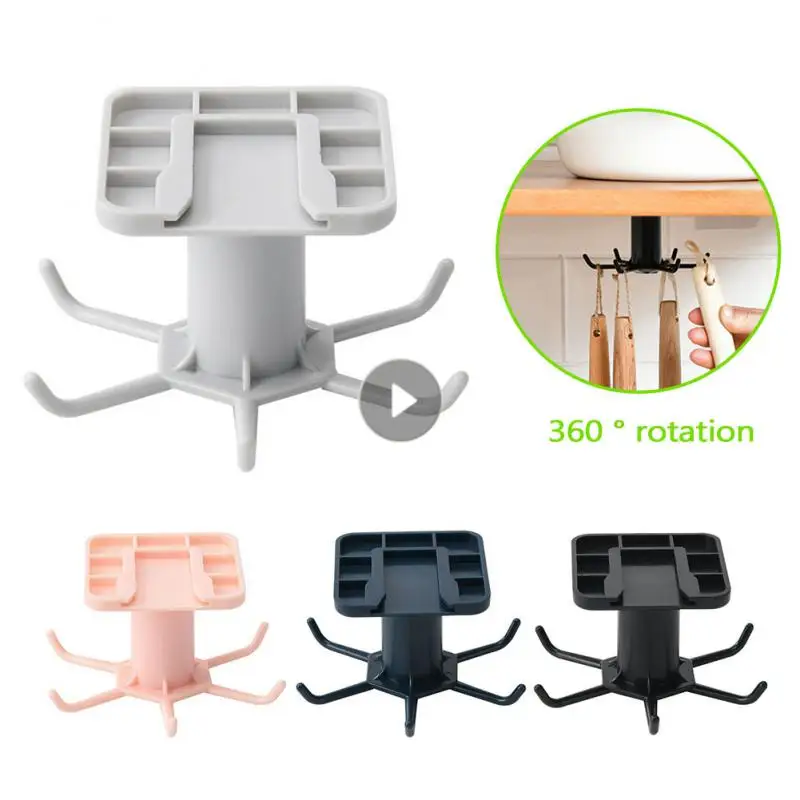Kitchen Storage Hook 360 Degrees Rotated Cabinet Organizer Home Kitchenware Spatula Spoon Rack Wall Mounted 6 Hooks Shelf Hanger
Kitchen Storage Hook 360 Degrees Rotated Cabinet Organizer Home Kitchenware Spatula Spoon Rack Wall Mounted 6 Hooks Shelf Hanger