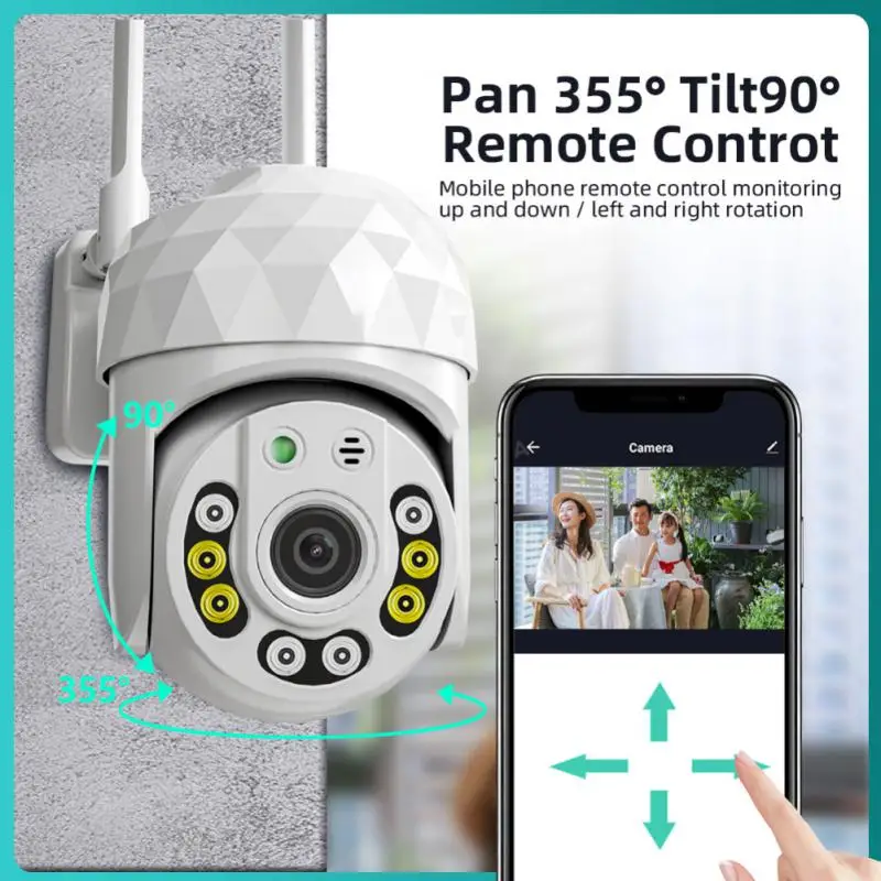 2MP PTZ IP Camera Outdoor 8LED Full Color Night Vision Surveillance Camera With Wifi Alarm Detection Two-way Voice Security CCTV
2MP PTZ IP Camera Outdoor 8LED Full Color Night Vision Surveillance Camera With Wifi Alarm Detection Two-way Voice Security CCTV
