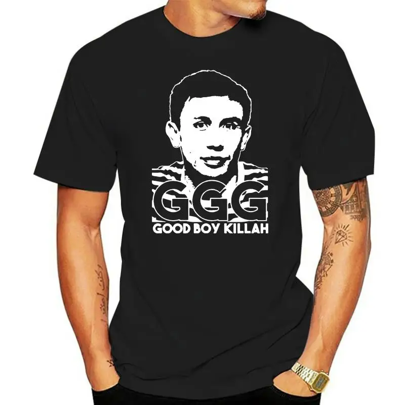 

GGG GENNADY GOLOVKIN GOOD BOY KILLAH OLDSKOOL FULL FRONT OF Shirt *MANY OPTIONS* Round Neck T-Shirt