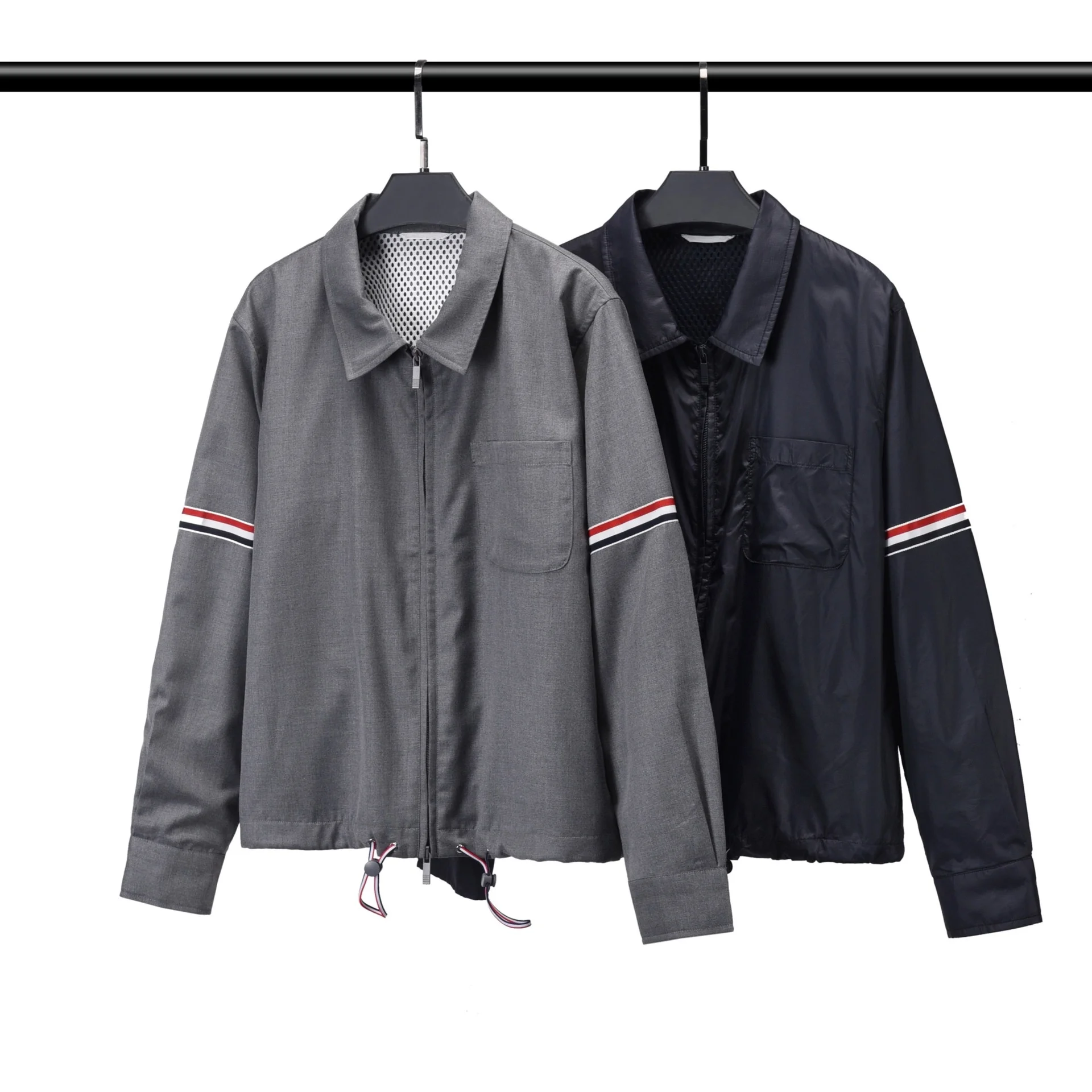 Autumn Men Jacket Striped Turn Down Collar Wool Coat Casual Zipper High Quality Soft Women Outerwear Couple Wear
Autumn Men Jacket Striped Turn Down Collar Wool Coat Casual Zipper High Quality Soft Women Outerwear Couple Wear