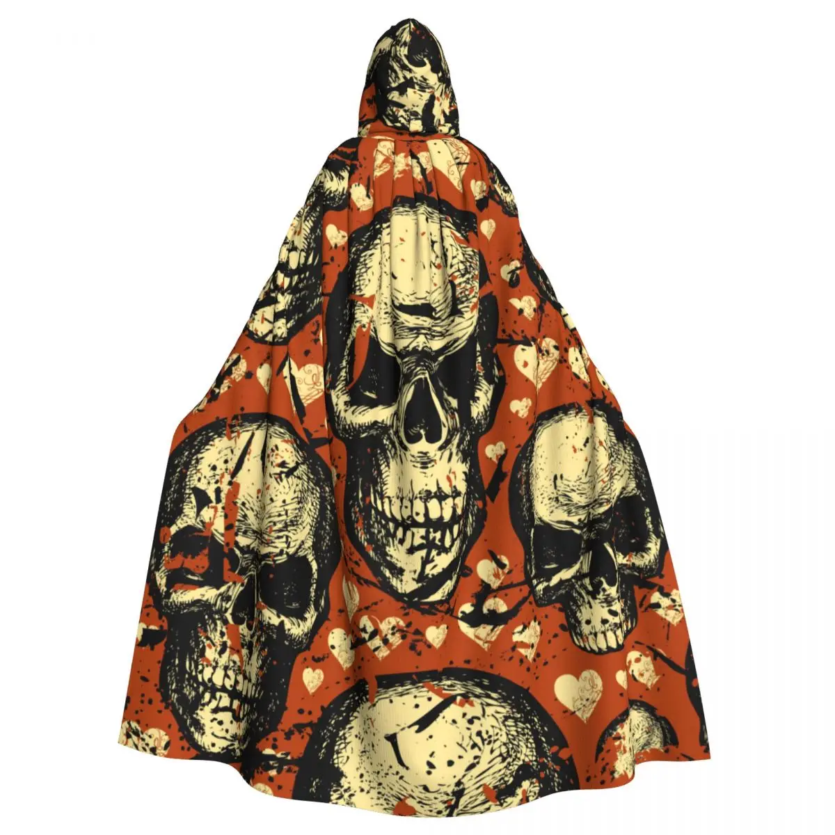 Unisex Adult Sinister Skulls And Cute Hearts Cloak with Hood Long Witch Costume Cosplay
Unisex Adult Sinister Skulls And Cute Hearts Cloak with Hood Long Witch Costume Cosplay