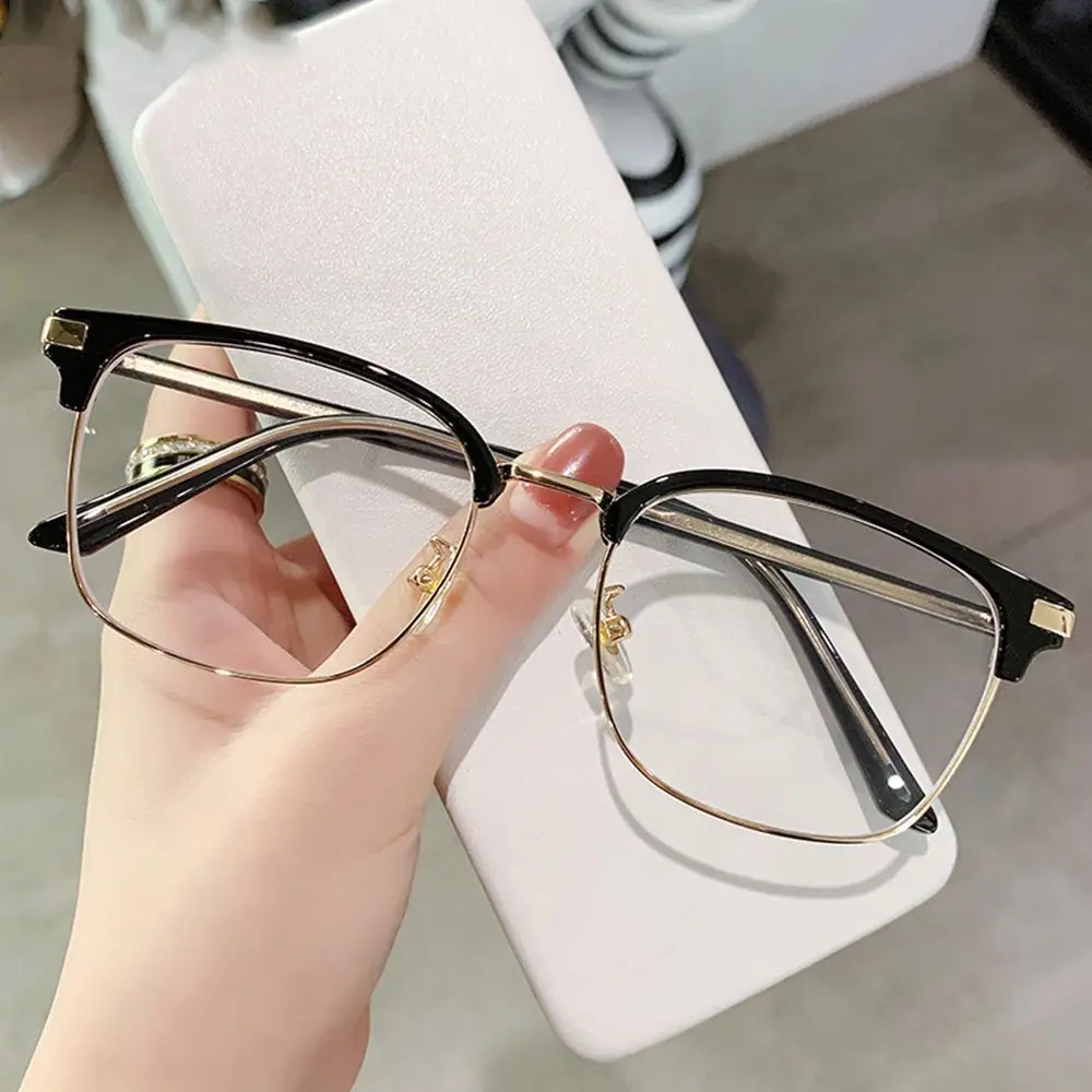 Classic Semi Rimless Anti Blue Light Blocking Glasses Men Square Ray Filter Eyeglasses Frames TR90 Women Computer Goggles
Classic Semi Rimless Anti Blue Light Blocking Glasses Men Square Ray Filter Eyeglasses Frames TR90 Women Computer Goggles
