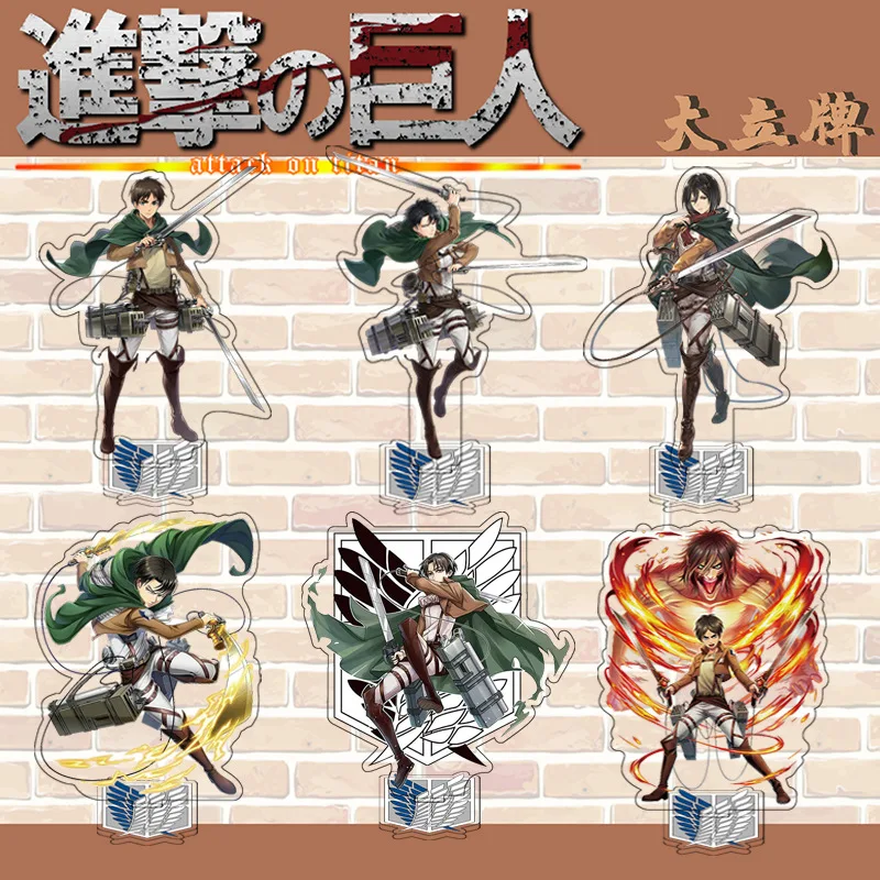 Anime Attack On Titan Acrylic Stand Model Eren Mikasa Armin Desk Decor Standing Sign Cosplay Collection Toy Doll Gift
Anime Attack On Titan Acrylic Stand Model Eren Mikasa Armin Desk Decor Standing Sign Cosplay Collection Toy Doll Gift