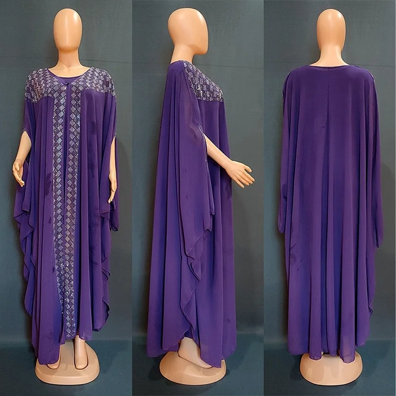 African Dresses for Women 2 Piece Sets Dashiki African Clothing Robe African Femme Chiffon Evening Long Dress Africa Clothes
African Dresses for Women 2 Piece Sets Dashiki African Clothing Robe African Femme Chiffon Evening Long Dress Africa Clothes