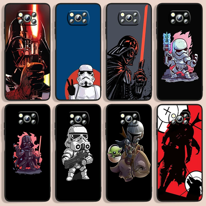 Star Wars Phone Case For Xiaomi Poco F1 X2 F2 X3 C3 M3 F3 X4 M4 F4 Pro 5G 4G NFC GT Black luxury Silicone Funda Cover Back Capa
Star Wars Phone Case For Xiaomi Poco F1 X2 F2 X3 C3 M3 F3 X4 M4 F4 Pro 5G 4G NFC GT Black luxury Silicone Funda Cover Back Capa