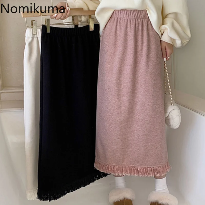Nomikuma Skirts for Women Autumn Winter High Waist Tassel Patchwork Knitted Faldas Mujer Moda 2022 Casual Vintage Jupe Femme
Nomikuma Skirts for Women Autumn Winter High Waist Tassel Patchwork Knitted Faldas Mujer Moda 2022 Casual Vintage Jupe Femme