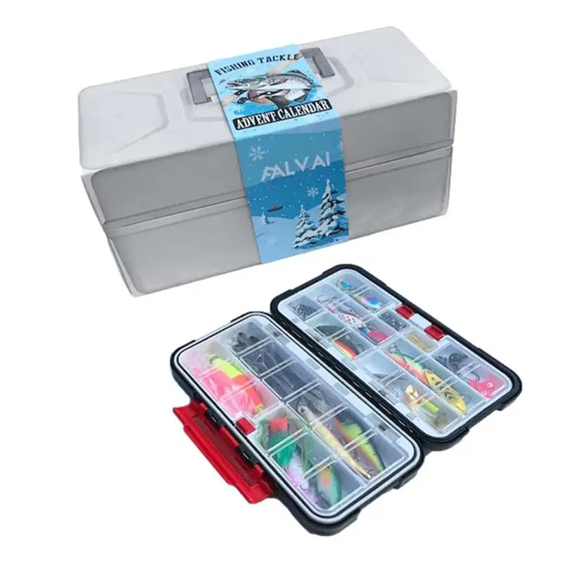 Fishing Gear Set Bass Fishing Gear 24 Divided Spaces Fishing Hooks Freshwater Fishing Gear For Countdown Fishing Gear Gift Box
Fishing Gear Set Bass Fishing Gear 24 Divided Spaces Fishing Hooks Freshwater Fishing Gear For Countdown Fishing Gear Gift Box