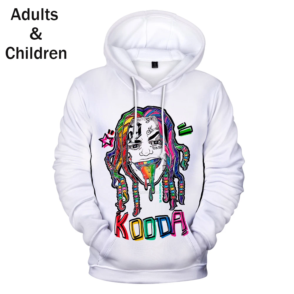 Толстовка 6IX9INE с 3D-принтом для мужчин и женщин, кофта с капюшоном, модная детская толстовка, большие размеры 100-4xl, на осень
Толстовка 6IX9INE с 3D-принтом для мужчин и женщин, кофта с капюшоном, модная детская толстовка, большие размеры 100-4xl, на осень