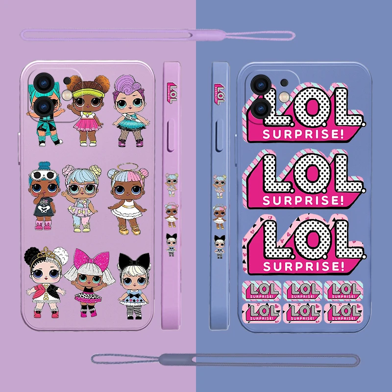 Cute L-LOLS Phone Case For iPhone 14 13 12 11 Pro Max Mini X XR XS MAX SE20 8 7 Plus 6 6S Plus Silicone Cases with Hand Strap
Cute L-LOLS Phone Case For iPhone 14 13 12 11 Pro Max Mini X XR XS MAX SE20 8 7 Plus 6 6S Plus Silicone Cases with Hand Strap