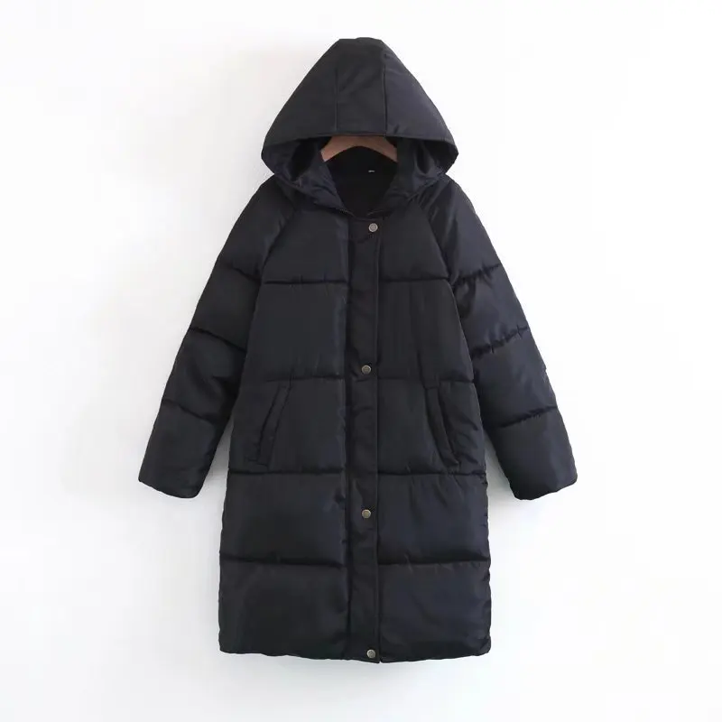 2022 winter down cotton padded jacket loose thickened medium length women's coat 
2022 winter down cotton padded jacket loose thickened medium length women's coat