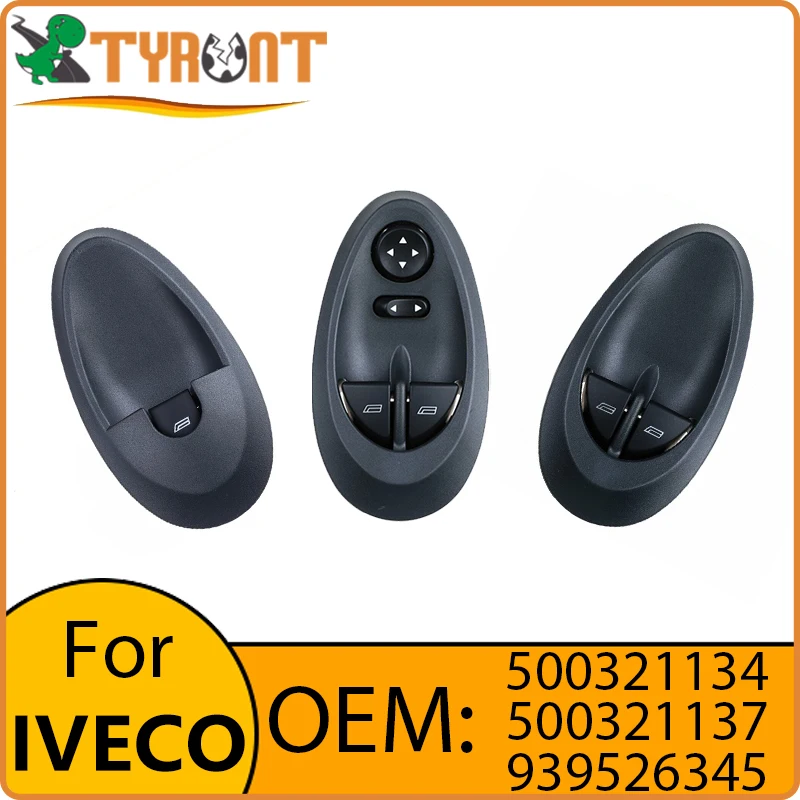 New TYRNT Car Electric Window Lift Control Switch 500321137 500321134 939526345 For IVECO DAILY Car Mirror Adjustment Button
New TYRNT Car Electric Window Lift Control Switch 500321137 500321134 939526345 For IVECO DAILY Car Mirror Adjustment Button