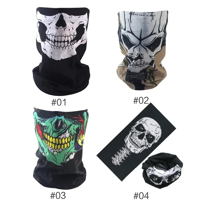 Skull Face Mask Neck Gaiter Seamless Scarf Bandanas Halloween Skeleton Mask
Skull Face Mask Neck Gaiter Seamless Scarf Bandanas Halloween Skeleton Mask