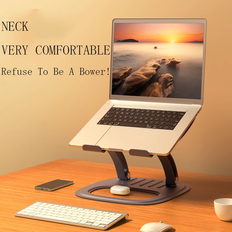 Foldable Laptop Tablet Stand Aluminum Alloy Adjustable Desktop PC Notebook Lifting Heightening Cooling Bracket Holder
Foldable Laptop Tablet Stand Aluminum Alloy Adjustable Desktop PC Notebook Lifting Heightening Cooling Bracket Holder