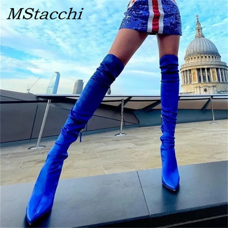 Elastic Fabric Women's Over-the-knee Boots Sexy Stiletto Party Demonia Shoes Ladies Pointed Toe Long Boots Women Socks Boots New
Elastic Fabric Women's Over-the-knee Boots Sexy Stiletto Party Demonia Shoes Ladies Pointed Toe Long Boots Women Socks Boots New