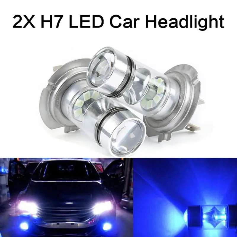 2X H7 LED Car Headlight High/Low 100W 1100lm Kits Fog Light 6000K White For Automobile Fog Lamp Headlamp Running Lamp
2X H7 LED Car Headlight High/Low 100W 1100lm Kits Fog Light 6000K White For Automobile Fog Lamp Headlamp Running Lamp