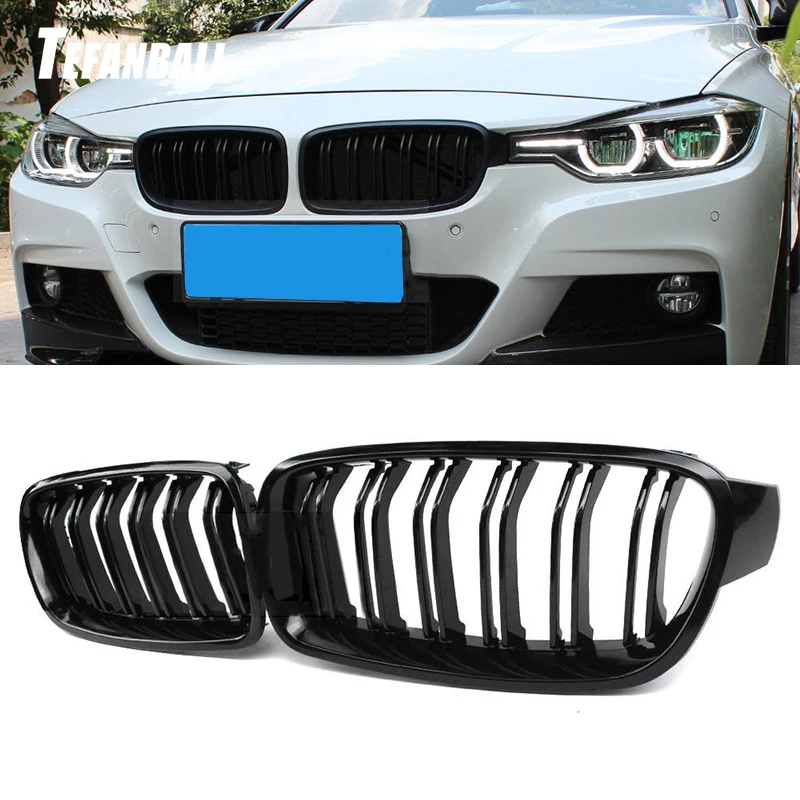 

High Quality ABS Car Styling High Quality ABS Front Kidney Grille Dual Slat Grille For BMW F30 F35 2012-2017 320i 325i 328i 335i