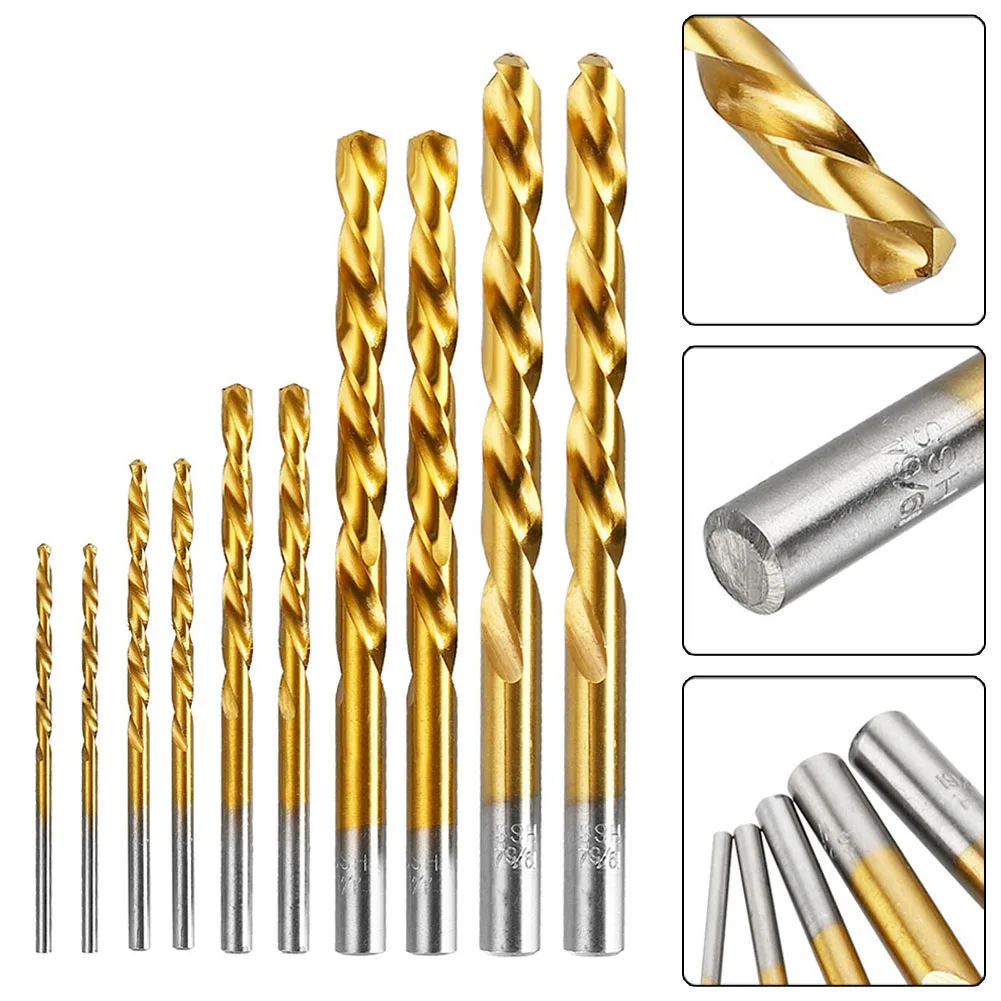 10pcs 3.2-8.7mm Left Hand Drill Bits Straight Shank Left Way HSS Drilling Reversal Size 5/64 7/64 5/32 1/4 19/64 Power Tools
10pcs 3.2-8.7mm Left Hand Drill Bits Straight Shank Left Way HSS Drilling Reversal Size 5/64 7/64 5/32 1/4 19/64 Power Tools