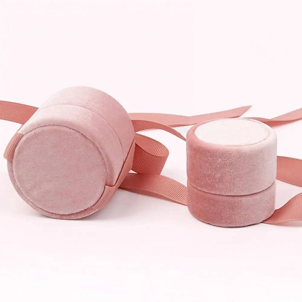Jewelry Box Round Bowknot Corduroy Ring Earrings Necklace Packaging Display Case Ring Earrings Necklace Packaging Di 
Jewelry Box Round Bowknot Corduroy Ring Earrings Necklace Packaging Display Case Ring Earrings Necklace Packaging Di