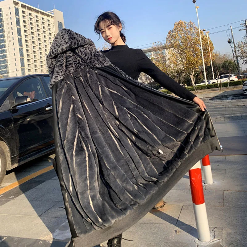 Fur Coat Women's Double Face Cashmere Winter 2022 New Long Hat Fur Body Plus Velvet Thick Warm Pie To Overcome The Coats Female
Fur Coat Women's Double Face Cashmere Winter 2022 New Long Hat Fur Body Plus Velvet Thick Warm Pie To Overcome The Coats Female