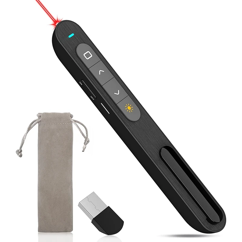 Wireless Presenter Remote, 2.4Ghz USB Control Presentation PPT Powerpoint Clicker Support Hyperlink And Volume Control
Wireless Presenter Remote, 2.4Ghz USB Control Presentation PPT Powerpoint Clicker Support Hyperlink And Volume Control