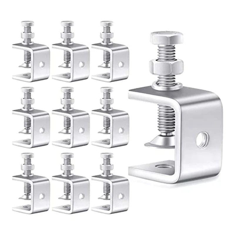 C Clamp Stainless Steel C Clamp Heavy Duty 1 3/16 Inch With Stable Wide Jaw Opening Small Screw For Metal Working Woodworking
C Clamp Stainless Steel C Clamp Heavy Duty 1 3/16 Inch With Stable Wide Jaw Opening Small Screw For Metal Working Woodworking