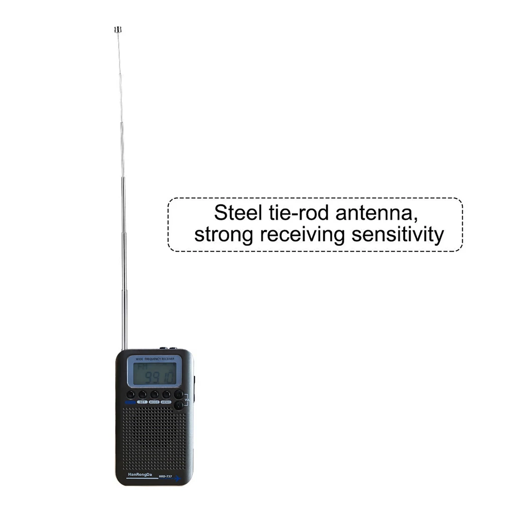 Portable Radio Aircraft Band Receiver FM/AM/SW/ CB/Air/VHF Radio World Band With Rechargeable LCD Display Alarm Clock
Portable Radio Aircraft Band Receiver FM/AM/SW/ CB/Air/VHF Radio World Band With Rechargeable LCD Display Alarm Clock