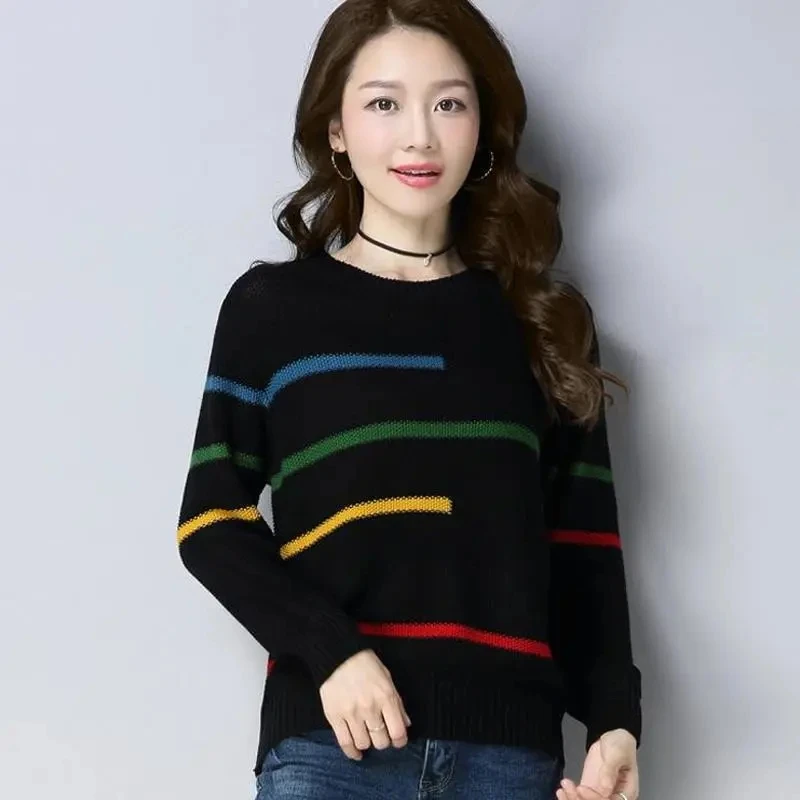 Women Sweater Female Autumn Winter Round collar Long Sleeve Pullover Sweater 2023 New Ladies Loose Fashion Knitting Tops
Women Sweater Female Autumn Winter Round collar Long Sleeve Pullover Sweater 2023 New Ladies Loose Fashion Knitting Tops