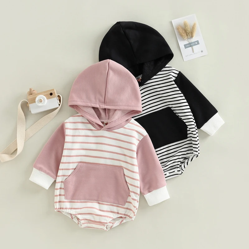 2022-09-06 Lioraitiin Baby Boy Girl Bodysuit Striped Printed Long Sleeve Hooded Jumpsuit Pocket Autumn Outfit 2Colors
2022-09-06 Lioraitiin Baby Boy Girl Bodysuit Striped Printed Long Sleeve Hooded Jumpsuit Pocket Autumn Outfit 2Colors