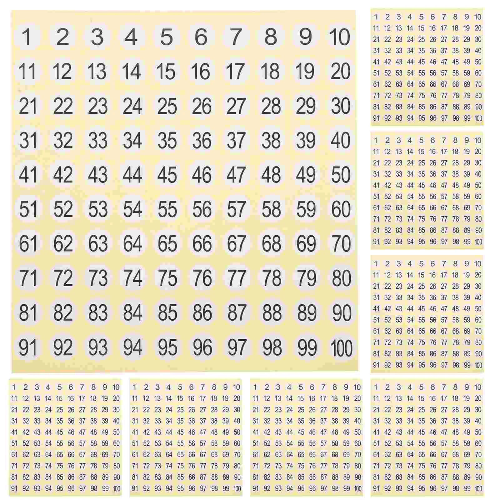 15 Sheets Small Number Stickers Round Number Sticker 1-100 Number Sticker Labels for Home
15 Sheets Small Number Stickers Round Number Sticker 1-100 Number Sticker Labels for Home