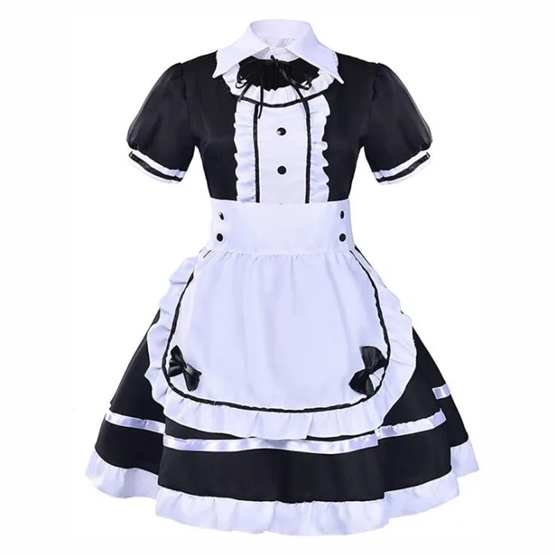 Cute Lolita Maid Costumes French Maid Dress Girls Woman Amine Man Cosplay Waitress Party Stage
Cute Lolita Maid Costumes French Maid Dress Girls Woman Amine Man Cosplay Waitress Party Stage